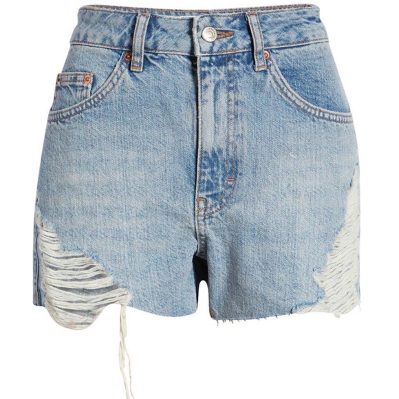 Topshop Pants - NWT Topshop Cutoff Shorts, Size 10P, Color Mid Blue